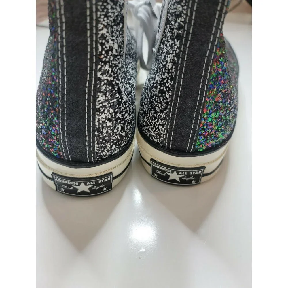 New No Box Converse x JW Anderson Chuck 70 Glitter SZ 12/14 UniSex - Picture 5 of 12